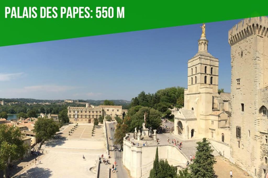 La Bulle - Parking Gratuit En Souterrain - 2 Mins Du Palais Des Papes - Clim Ac - Wifi Apartment อาวีญง ภายนอก รูปภาพ
